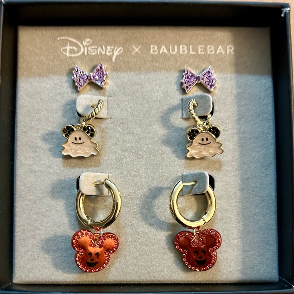 Disney Baublebar - Halloween Set of 3 Earrings.
